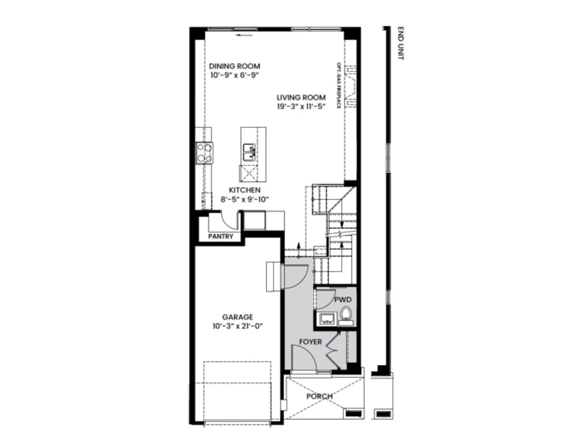 AMARA Main Floor Plan
